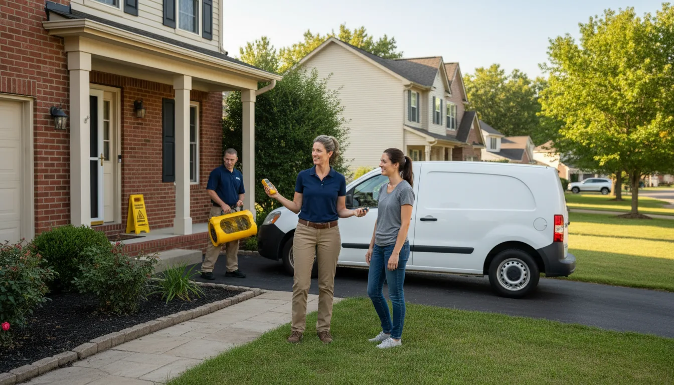 Residential water damage restoration in Show Low, AZ